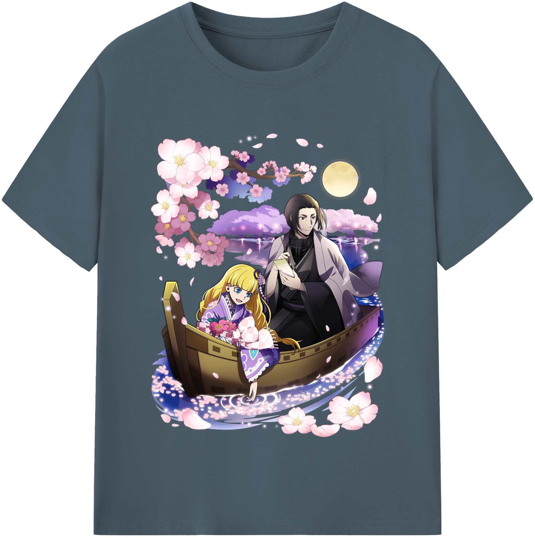 （画像用） 文豪ストレイドッグス Bungo Stray Dogs 綿100％半袖Tシャツ（フロントプリント）